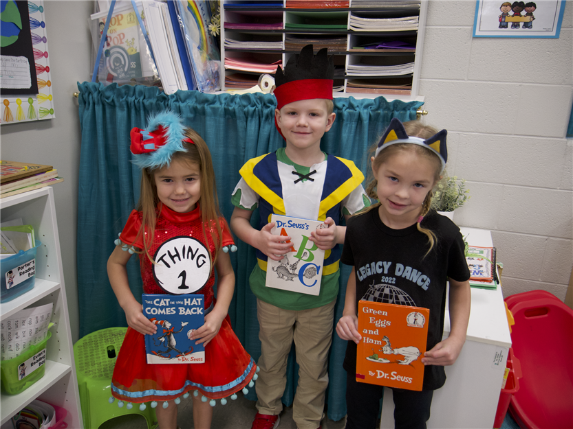 Students celebrate reading during Read Across America Week